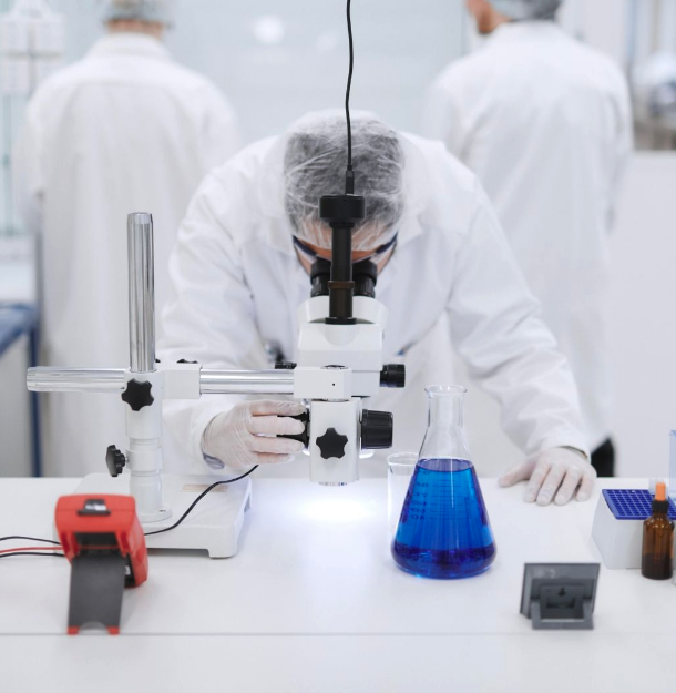 inside of sterile laboratory