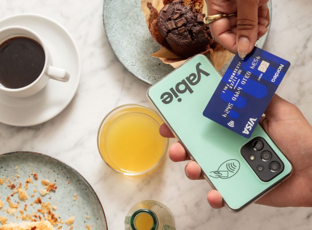 nordea card and phone with yabie phone case
